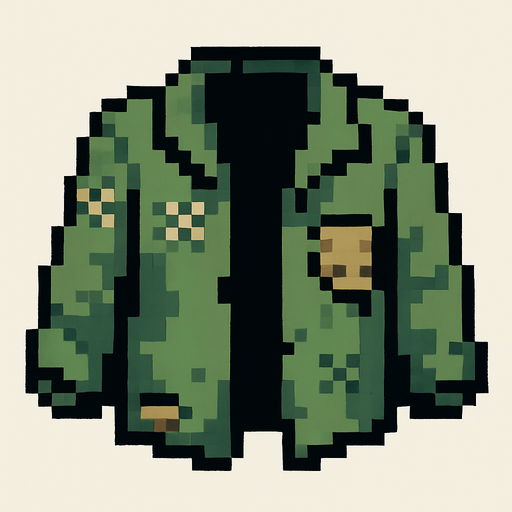 HOMELESS CHESTPLACE PIXEL.
In-Game asset.  2d.  High contrast.  No shadows