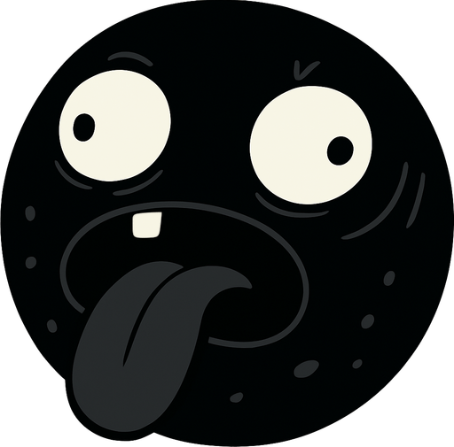 make it black and idioter