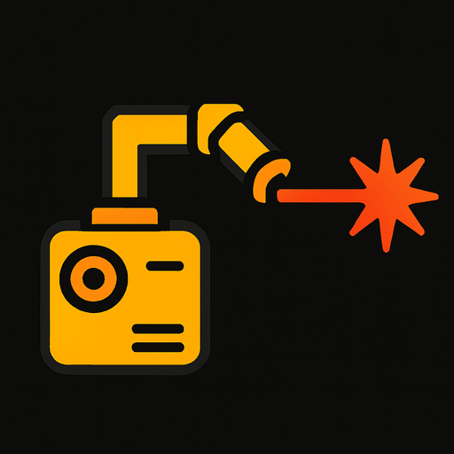 Heat laser 2d game.
In-Game asset.  2d.  High contrast.  No shadows