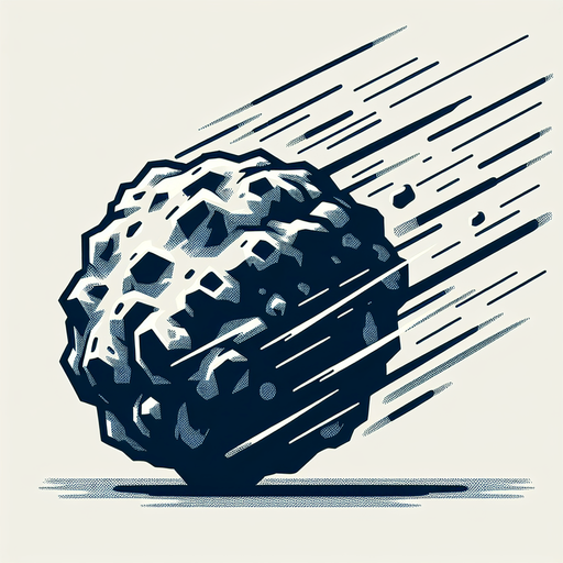 🪨 Large Asteroid – Moves slow but takes 3-4 hits to destroy..
Single Game Texture.  In-Game asset.  2d.  Blank background.  High contrast.  No shadows