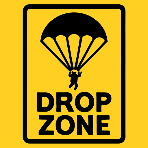 dropZone.
2d.  High contrast.  No shadows