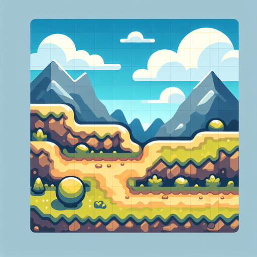 Background tile.
Single Game Texture. In-Game asset. 2d. Blank background. High contrast. No shadows.