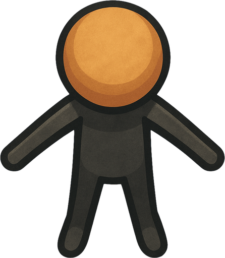 stickman top view.
In-Game asset