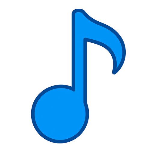 2D do notasini mavi renkte golgesiz hazirla.
In-Game asset.  2d.  High contrast.  No shadows