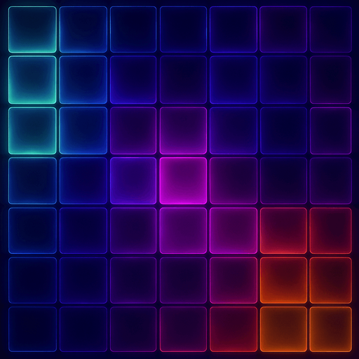 Pack of grid squares. future. HD colors.