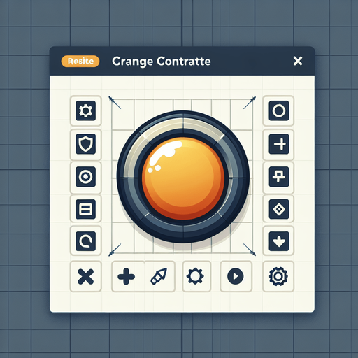 Attack button from video games UI.
Single Game Texture. In-Game asset. 2d. Blank background. High contrast. No shadows.