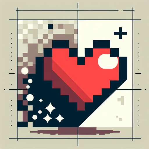 heart.
Single Game Texture.  In-Game asset.  2d.  Blank background.  High contrast.  No shadows
