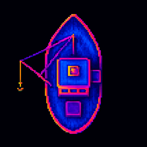 Top down view of this boat.