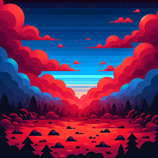 blackground red and blu.
Single Game Texture.  In-Game asset.  2d.  Blank background.  High contrast.  No shadows