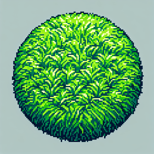 Make an green grass 8bit texture 2d and flat.
Single Game Texture.  In-Game asset.  2d.  Blank background.  High contrast.  No shadows