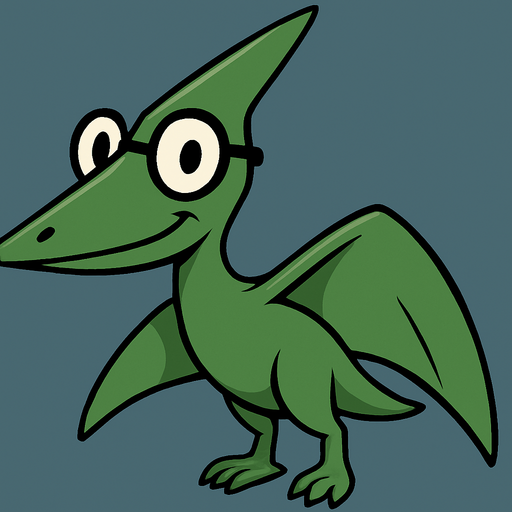 Same dinosaur but with wings down