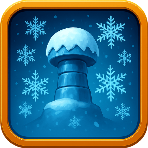 Текст убрать. Вместо молний снежинки