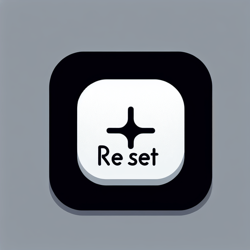 make a basic reset button
Single Game Texture. In-Game asset. 2d. Blank background. High contrast. No shadows.