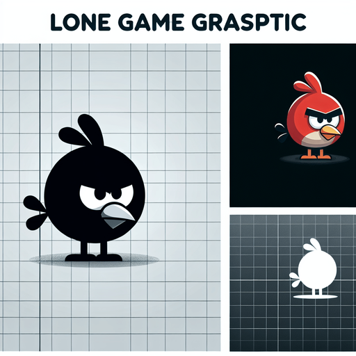 Bad bird.
Single Game Texture.  In-Game asset.  2d.  Blank background.  High contrast.  No shadows