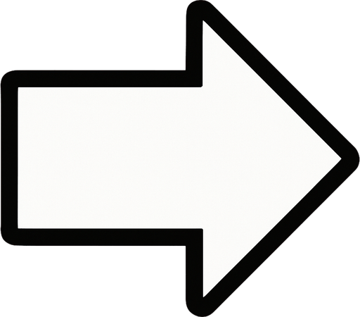 White arrowwith black outline. Blue background..
In-Game asset.  2d.  High contrast.  No shadows.
In-Game asset.  2d.  High contrast.  No shadows