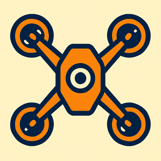 dron.
In-Game asset.  2d.  High contrast.  No shadows