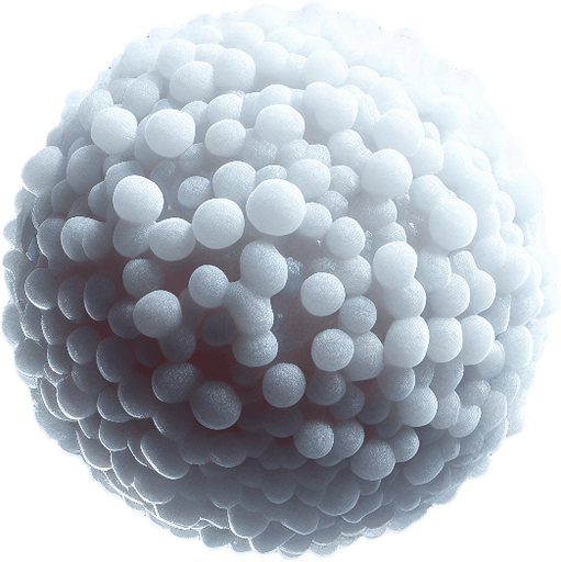 white blood cell.
Single Game Texture.  In-Game asset.  2d.  Blank background.  High contrast.  No shadows