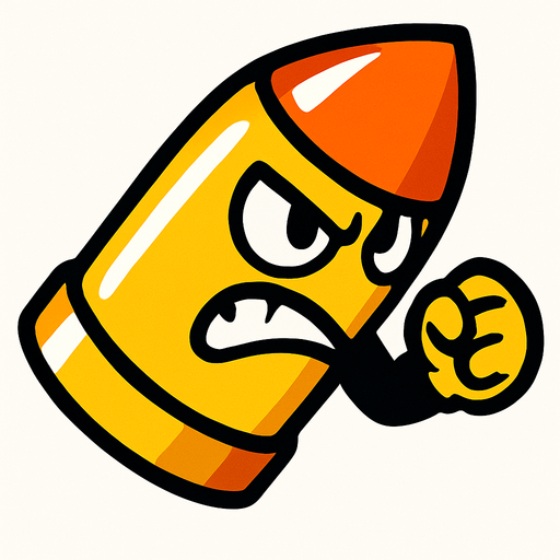 bullet enemy.
In-Game asset.  2d.  High contrast.  No shadows