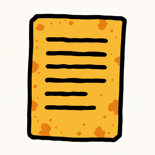 paper.
In-Game asset.  2d.  High contrast.  No shadows