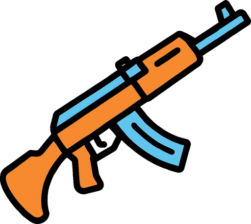 Arma.
In-Game asset.  2d.  High contrast.  No shadows