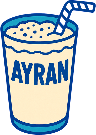 ayran.
2d.  High contrast.  No shadows