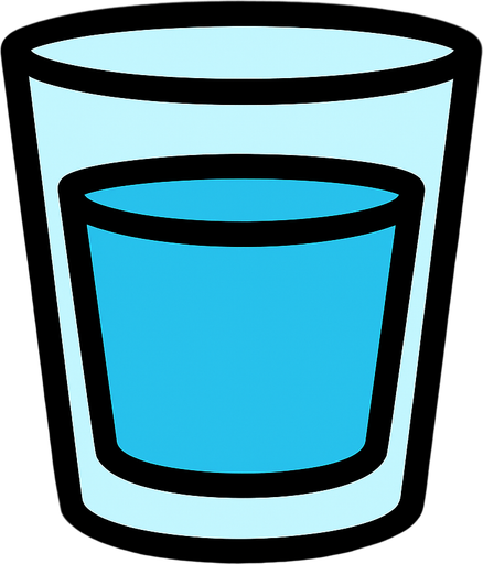 flat glass.
In-Game asset.  2d.  High contrast.  No shadows