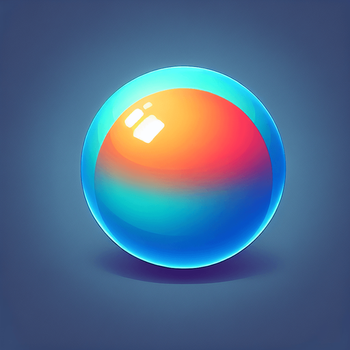 A single ball with no background.
Single Game Texture. In-Game asset. 2d. Blank background. High contrast. No shadows.