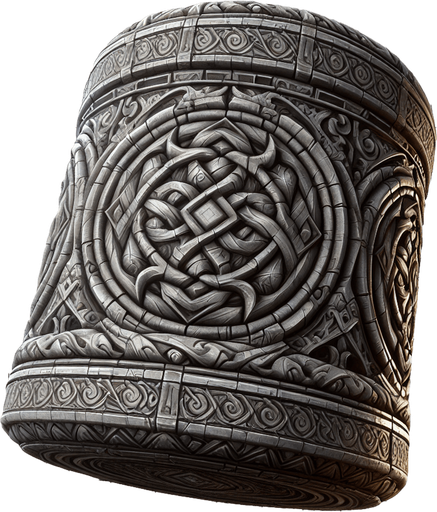 Glaud text.
Single Game Texture.  In-Game asset.  2d.  Blank background.  High contrast.  No shadows