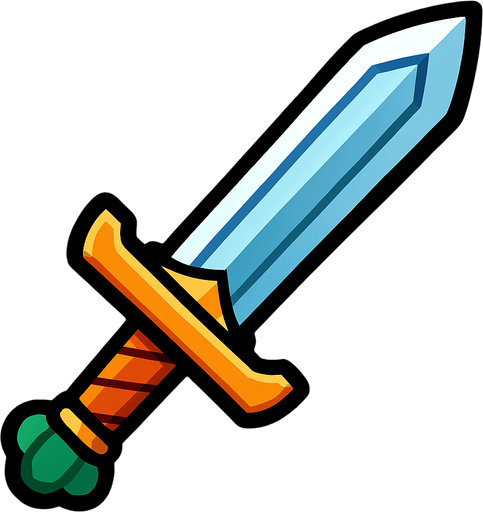 Espada.
In-Game asset.  2d.  High contrast.  No shadows