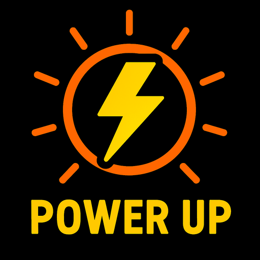 Power up.
In-Game asset.  2d.  High contrast.  No shadows