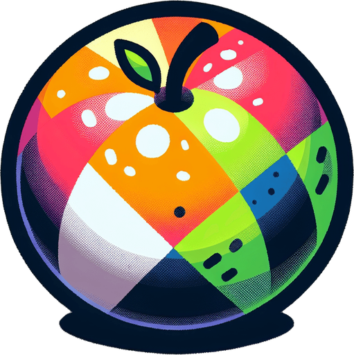 Fruit.
Single Game Texture.  In-Game asset.  2d.  Blank background.  High contrast.  No shadows