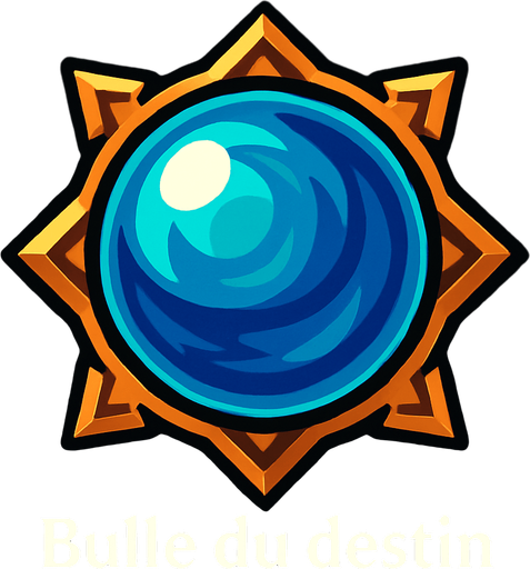 Bulle du destin.
In-Game asset.  2d.  High contrast.  No shadows