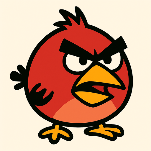 Düşman angry birdse benzesin.
In-Game asset.  2d.  High contrast.  No shadows