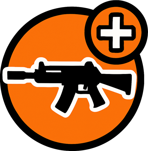 Weaponpowerup.
In-Game asset.  2d.  High contrast.  No shadows