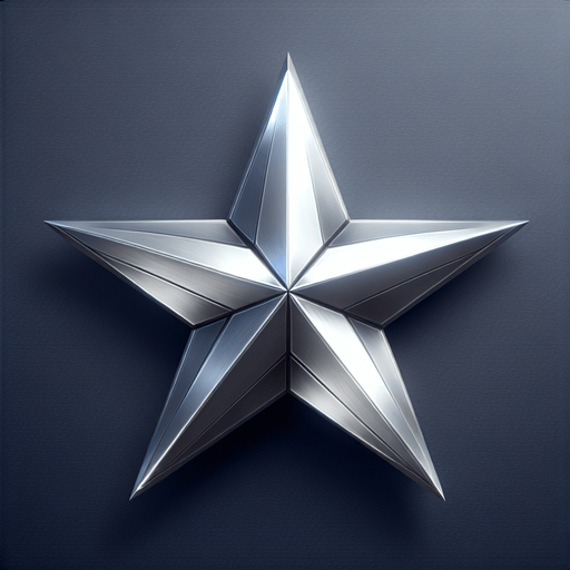 silver star.
Single Game Texture.  In-Game asset.  2d.  Blank background.  High contrast.  No shadows