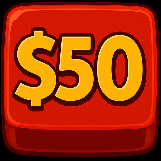 Change the button to say $50