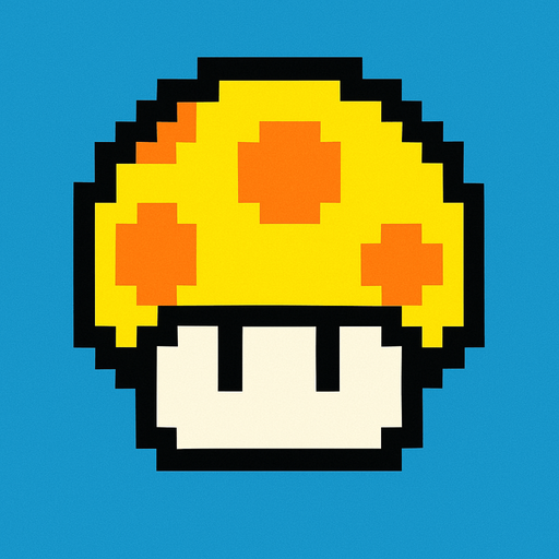 8bit powerUp.
In-Game asset.  2d.  High contrast.  No shadows