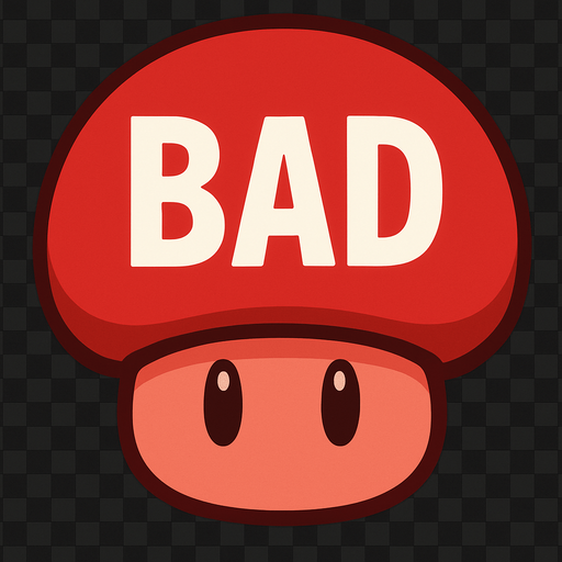 Red Color, delete "GOOD" Write "BAD"