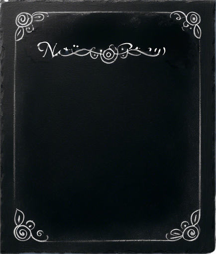 Text "NOVICE BREW" handwritten in white chalk