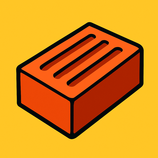 Survivor.io style 2D brick made by HABBY PTE. LTD..
In-Game asset.  2d.  High contrast.  No shadows