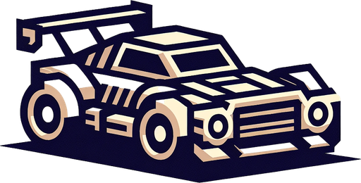 Car 🚗.
Single Game Texture. In-Game asset. 2d. Blank background. High contrast. No shadows.