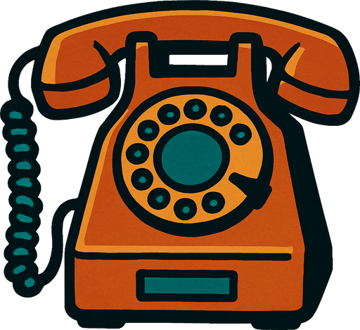 old phone.
In-Game asset.  2d.  High contrast.  No shadows