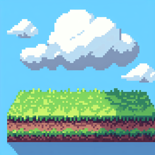 2d pixelart zemin cimenli.
Single Game Texture.  In-Game asset.  2d.  Blank background.  High contrast.  No shadows