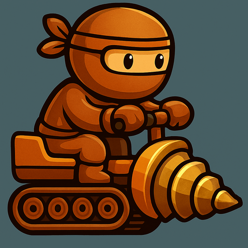 Same ninja character, with bronze color