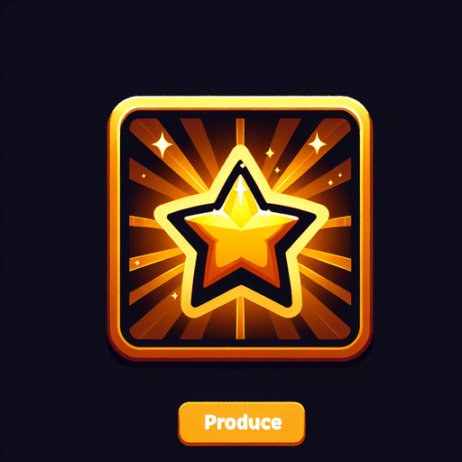 PowerUpDouble ⭐	Golden glow tile	Score x2 for 5 sec.
Single Game Texture.  In-Game asset.  2d.  Blank background.  High contrast.  No shadows