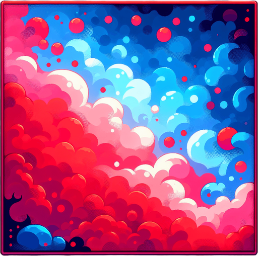 blackground red and blu.
Single Game Texture.  In-Game asset.  2d.  Blank background.  High contrast.  No shadows