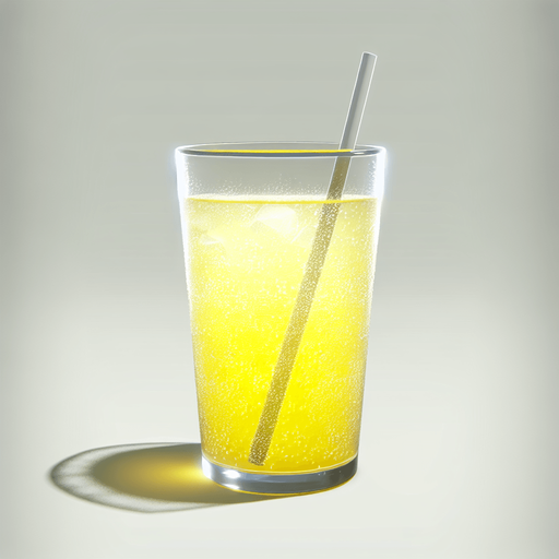 A nice glass of freshly made lemonade..
Single Game Texture. In-Game asset. 2d. Blank background. High contrast. No shadows.