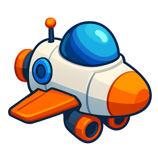 nave de astronauta.
In-Game asset.  High contrast.  No shadows. 3D
