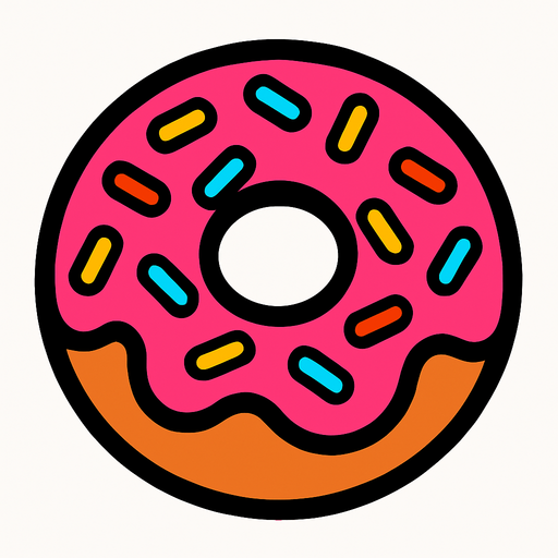 donat.
In-Game asset.  2d.  High contrast.  No shadows