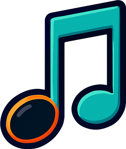 Müzik Notası.
In-Game asset.  High contrast.  No shadows